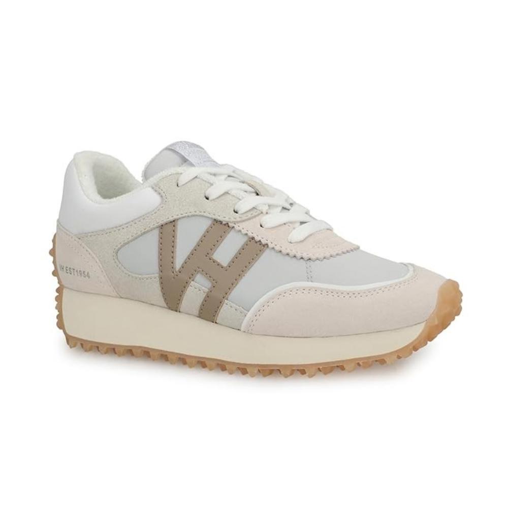 Vintage Havana Cosmic Sneaker Women's US 8 White Taupe Leather Shoes ZOGG2054 - Picture 6 of 10